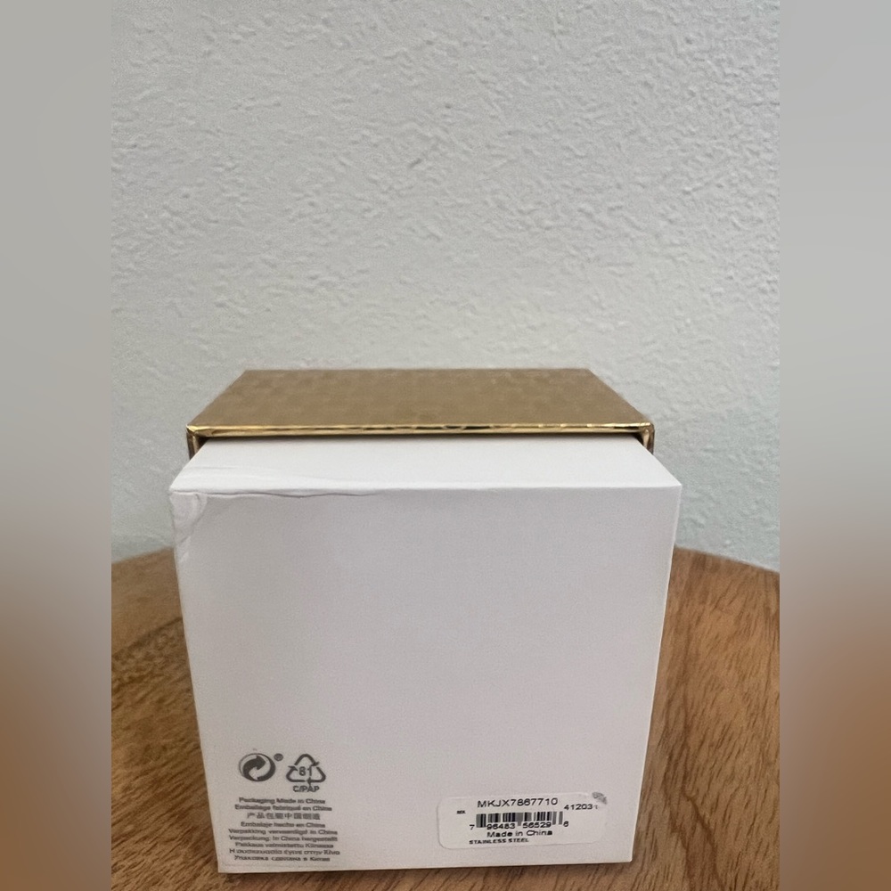 New! Michael Kors Hot Pink and Gold Bangle Bracelet - Picture 7 of 8